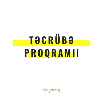 Toxum.org təcrübə proqramı elan edir