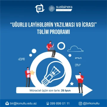 Tələbə və gənclər üçün “Uğurlu layihələrin yazılması və icrası” adlı təlim proqramı