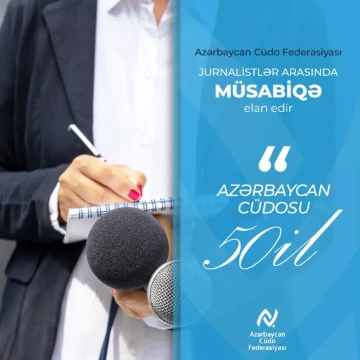 Azərbaycanda cüdonun 50 illik yubileyinə həsr olunmuş jurnalist müsabiqəsi elan edilir