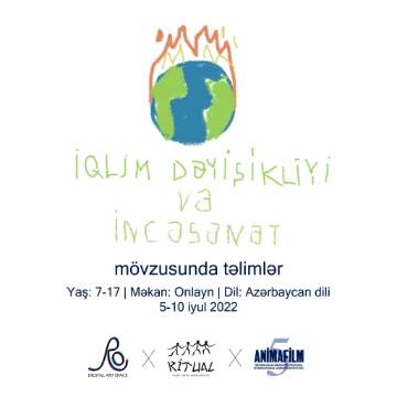 "İqlim dəyişikliyi" mövzusunda və incəsənət sahəsində təlimlər