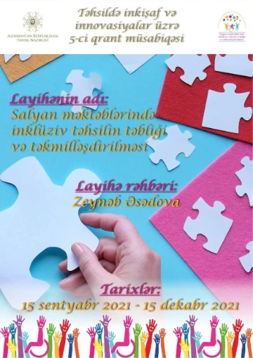 “Salyan məktəblərində inklüziv təhsilin təbliği və təkmilləşdirilməsi” layihəsinin açılışı olub