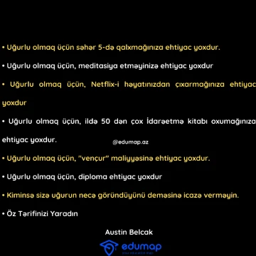 Öz Motivasyanızının Tərifini Özünüz Hazırlayın