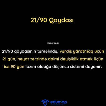 21/90 Qaydası və Vərdişləri