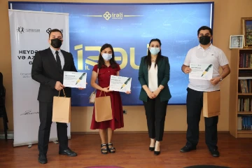 “Heydər Əliyev və Azərbaycan gəncliyi”: “İrəli” İBinşa müsabiqəsinin qaliblərini mükafatlandırdı