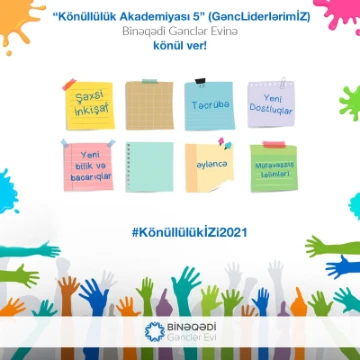 "Könüllülük Akademiyası 5" layihəsinə başlanılır