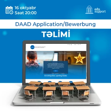 DAAD Təqaüd proqramı ilə bağlı təlim keçiriləcək