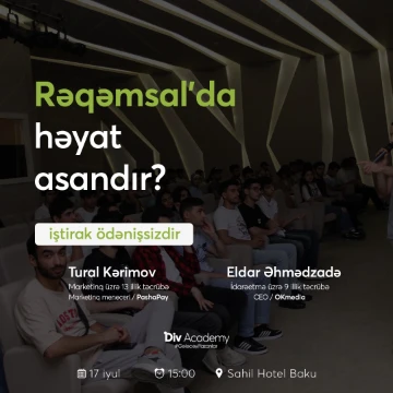 "Rəqəmsal"da həyat asandır?"