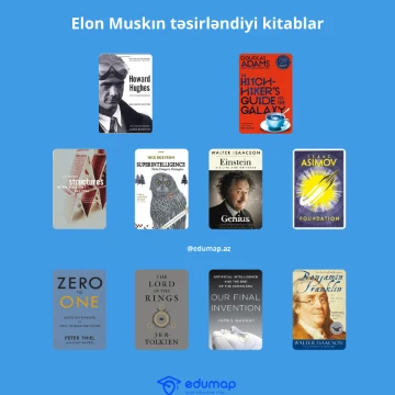 Elon Muskın təsirləndiyi kitablar