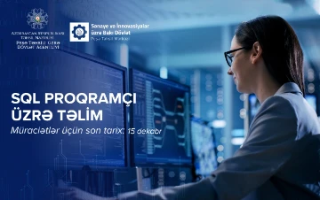 “SQL Proqramçı” üzrə təlimə yenidən müraciətlər qəbul olunur