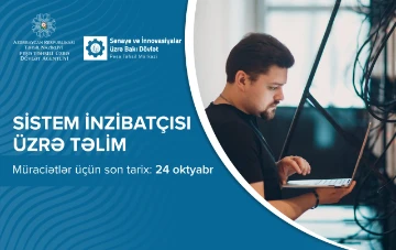“Sistem inzibatçısı” üzrə təlimə müraciətlər qəbul olunur