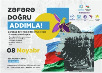 3 ölkənin gəncləri arasında “Qarabağ Zəfəri”nə həsr olunmuş müsabiqələr keçiriləcək