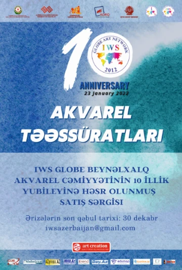 “AKVAREL TƏƏSSÜRATLARI” adlı akvarel əsərlərindən ibarət satış sərgisi keçiriləcək
