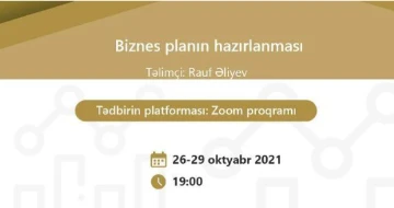 "Biznes planın hazırlanması" təlimi