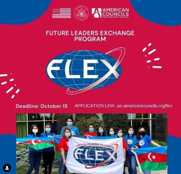 Gələcək Liderlərin Mübadilə Proqramı (FLEX) 2022-2023 akademik ili üçün açıqdır!