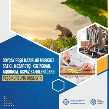 Göyçay Peşə Hazırlığı Mərkəzində yeni peşə hazırlığı kursları başlayır