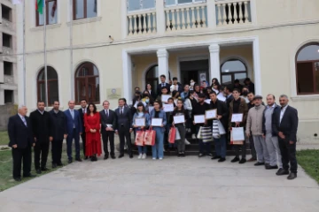 Gürcüstanda “Zəfərə doğru addımla” müsabiqəsinin qalibləri mükafatlandırıldı