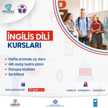 İngilis dilini təkmilləşdirmək istəyən gənclərin nəzərinə!