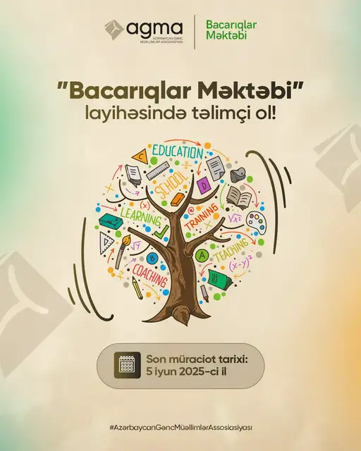 ”Bacarıqlar Məktəbi” layihəsində TƏLİMÇİ ol