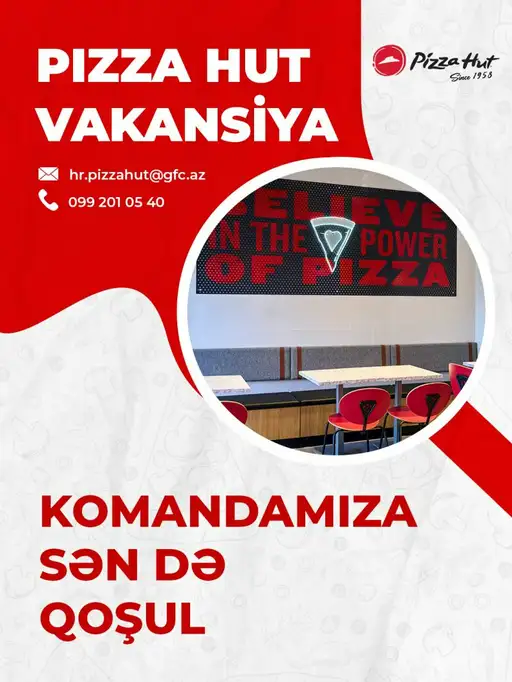Pizza Hut ailəsinə qoşul