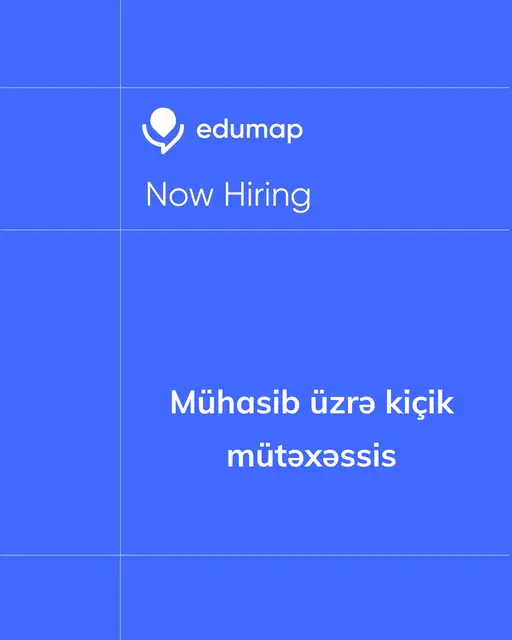 Mühasib üzrə kiçik mütəxəssis vakansiyası