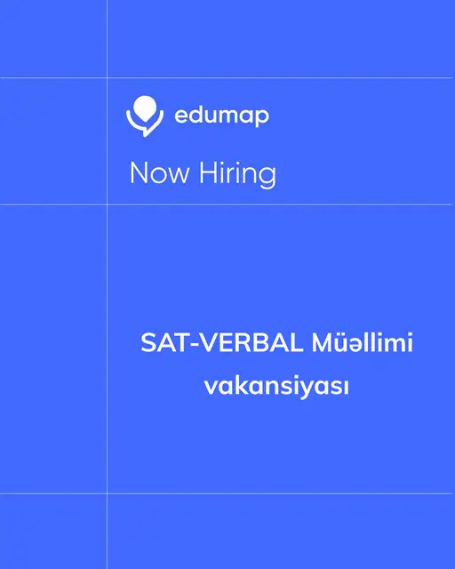SAT-VERBAL Müəllimi vakansiyası