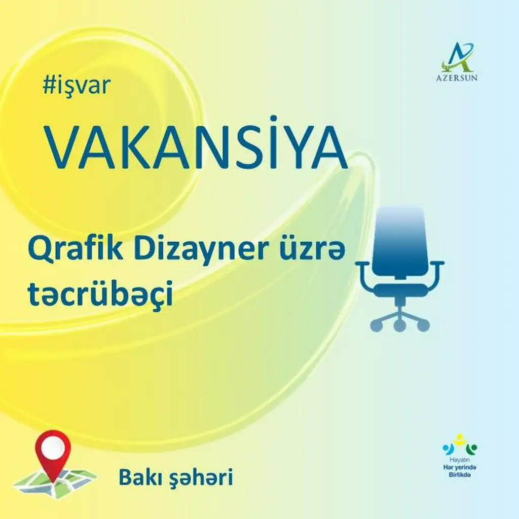 Qrafik Dizayner üzrə təcrübəçi vakansiyası