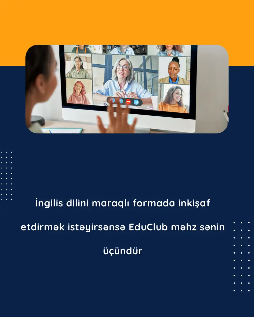İngilis dilini maraqlı formada inkişaf etdirmək istəyirsənsə EduClub məhz sənin üçündür!