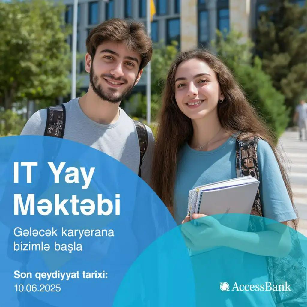  “AccessBank” iki aylıq ödənişli (Maaşlı) "IT Yay məktəbi"-ni açıq elan edir