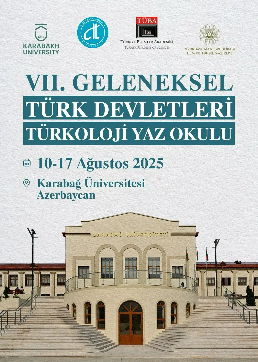 Qarabağ Universiteti VII Türk Dövlətləri Türkoloji Yay Məktəbinə evsahibliyi edəcək