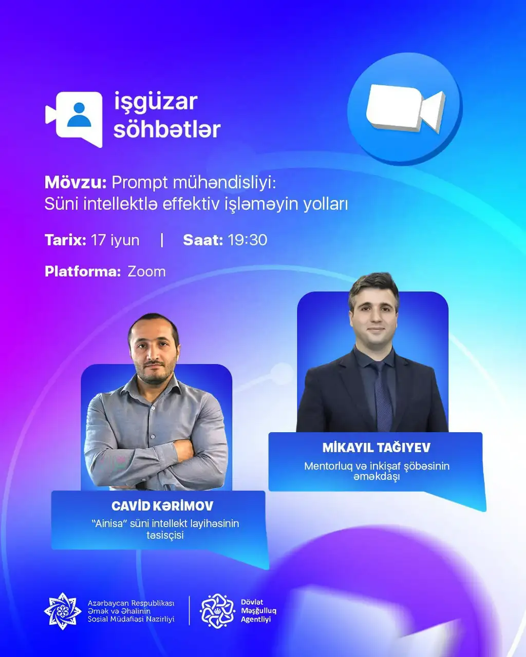 “Prompt mühəndisliyi: Süni intellektlə effektiv işləməyin yolları” mövzusunda ödənişsiz vebinar