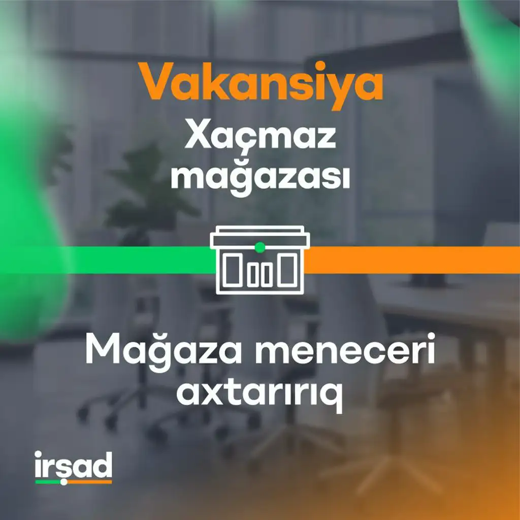 "Mağaza meneceri" vakansiyası