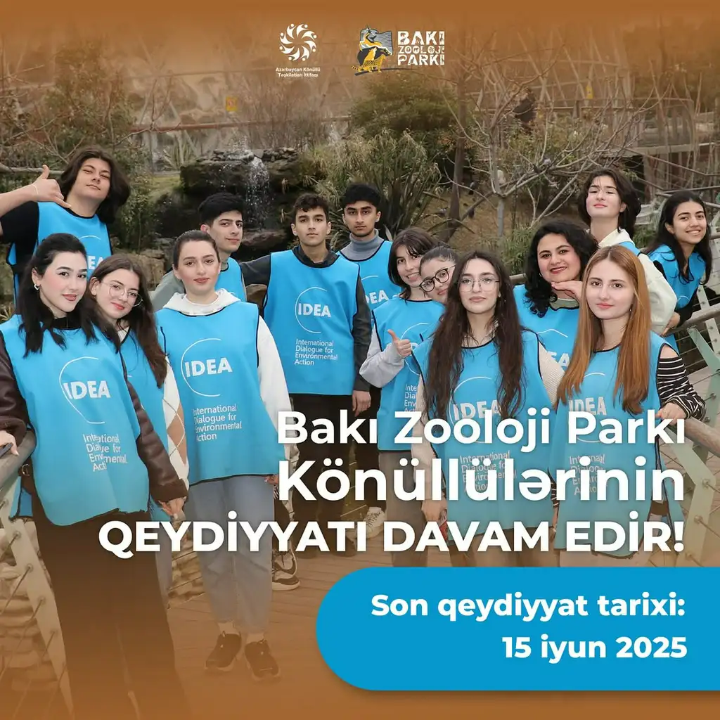 Bakı Zooloji Parkının könüllülük proqramına qeydiyyatı davam edir!