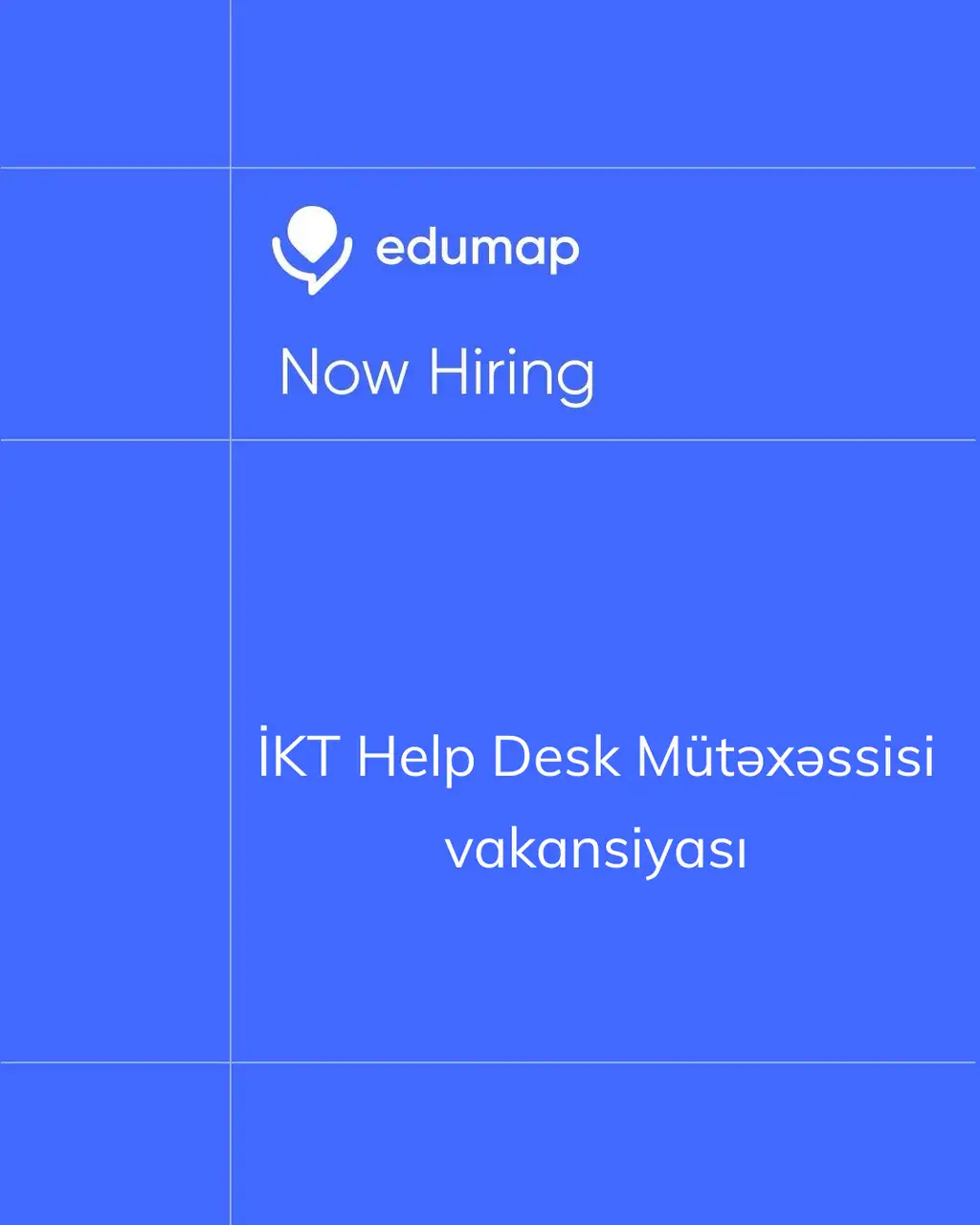 İKT Help Desk Mütəxəssisi vakansiyası