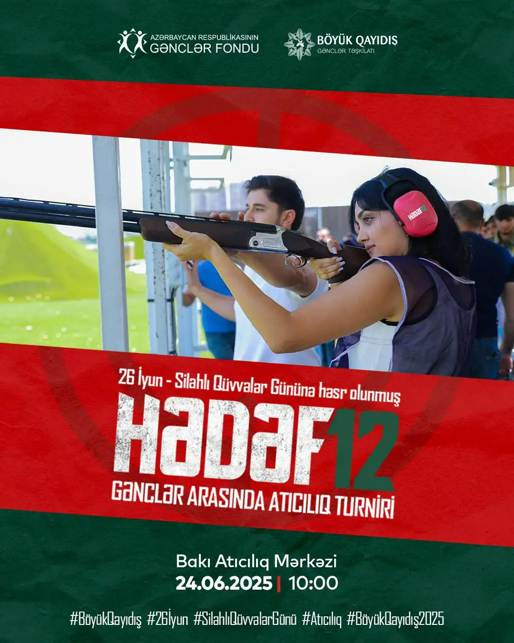 "Hədəf 12" gənclər arasında atıcılıq turniri (ÖDƏNİŞSİZ)