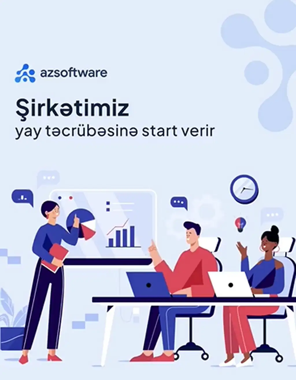 Azsoftware Yay Təcrübə Proqramı - Biznes Analitikası və Layihə Menecmenti üzrə Təcrübə İmkanı!