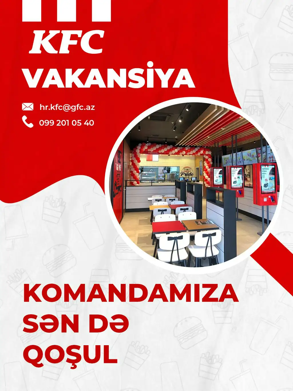  KFC ailəsinə qoşul