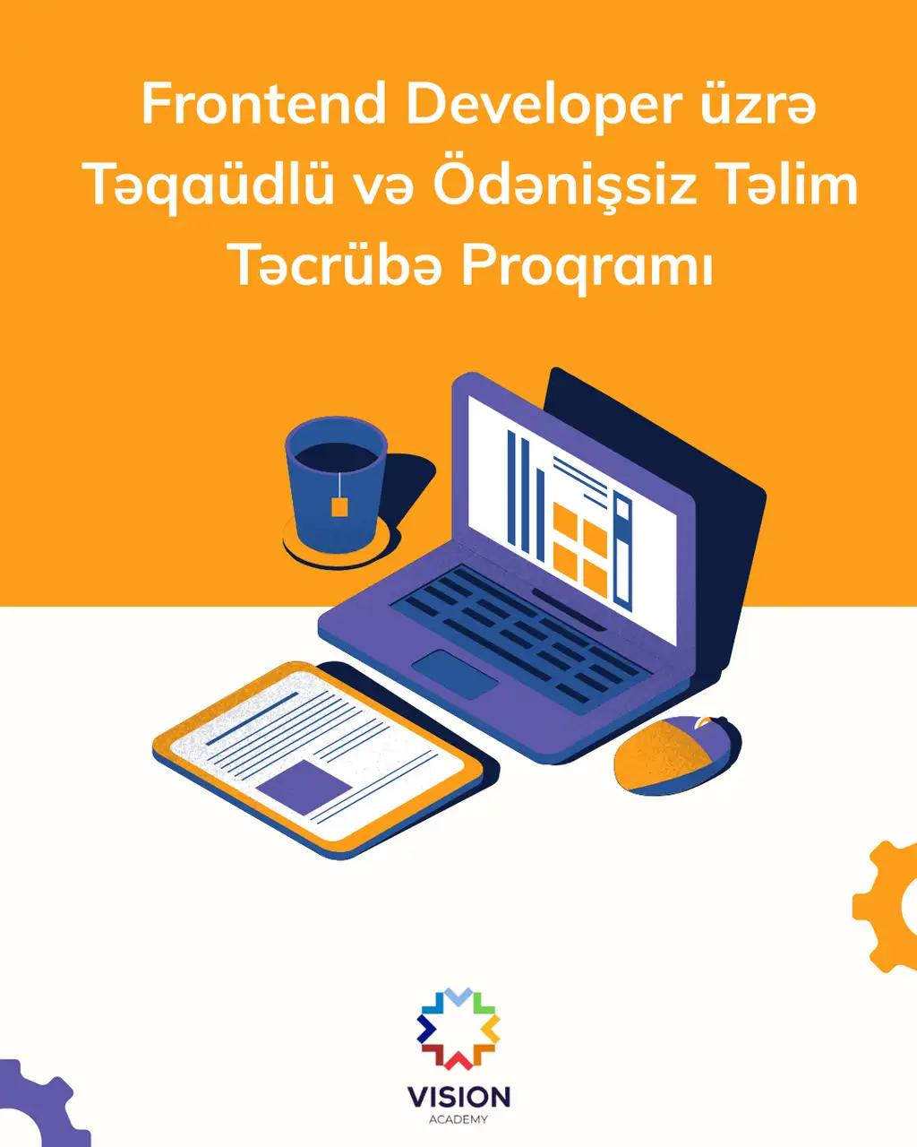  Frontend Developer üzrə Təqaüdlü və Ödənişsiz Təlim Təcrübə Proqramı