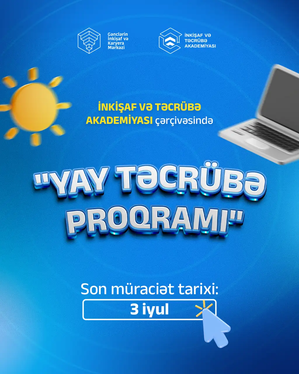 GİKM-in baş ofisində və regional nümayəndəliklərində müxtəlif sahələr üzrə "Yay təcrübə proqramı"na start verilir!