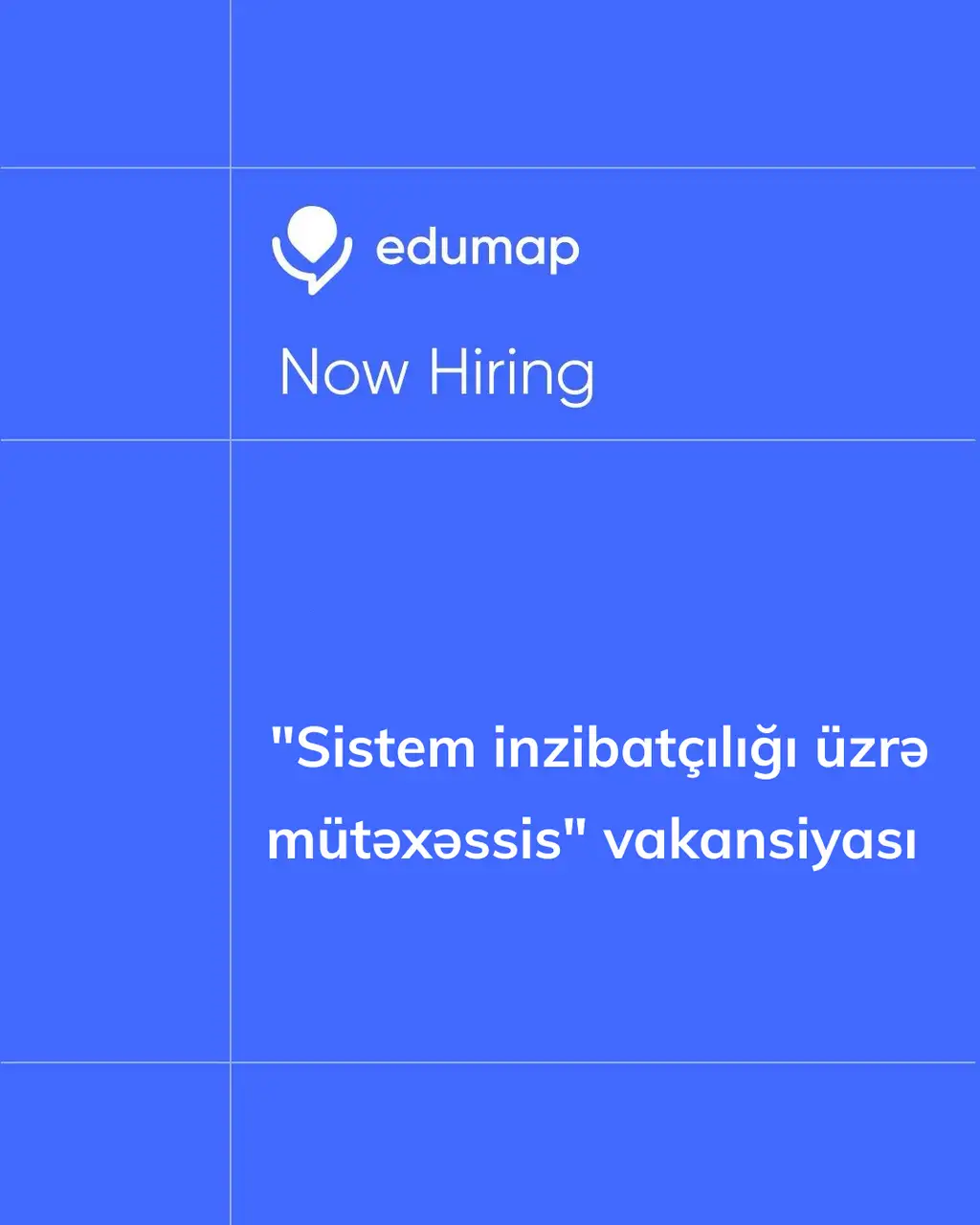 Bakı Limanında "Sistem inzibatçılığı üzrə mütəxəssis" vakansiyası elan olunur