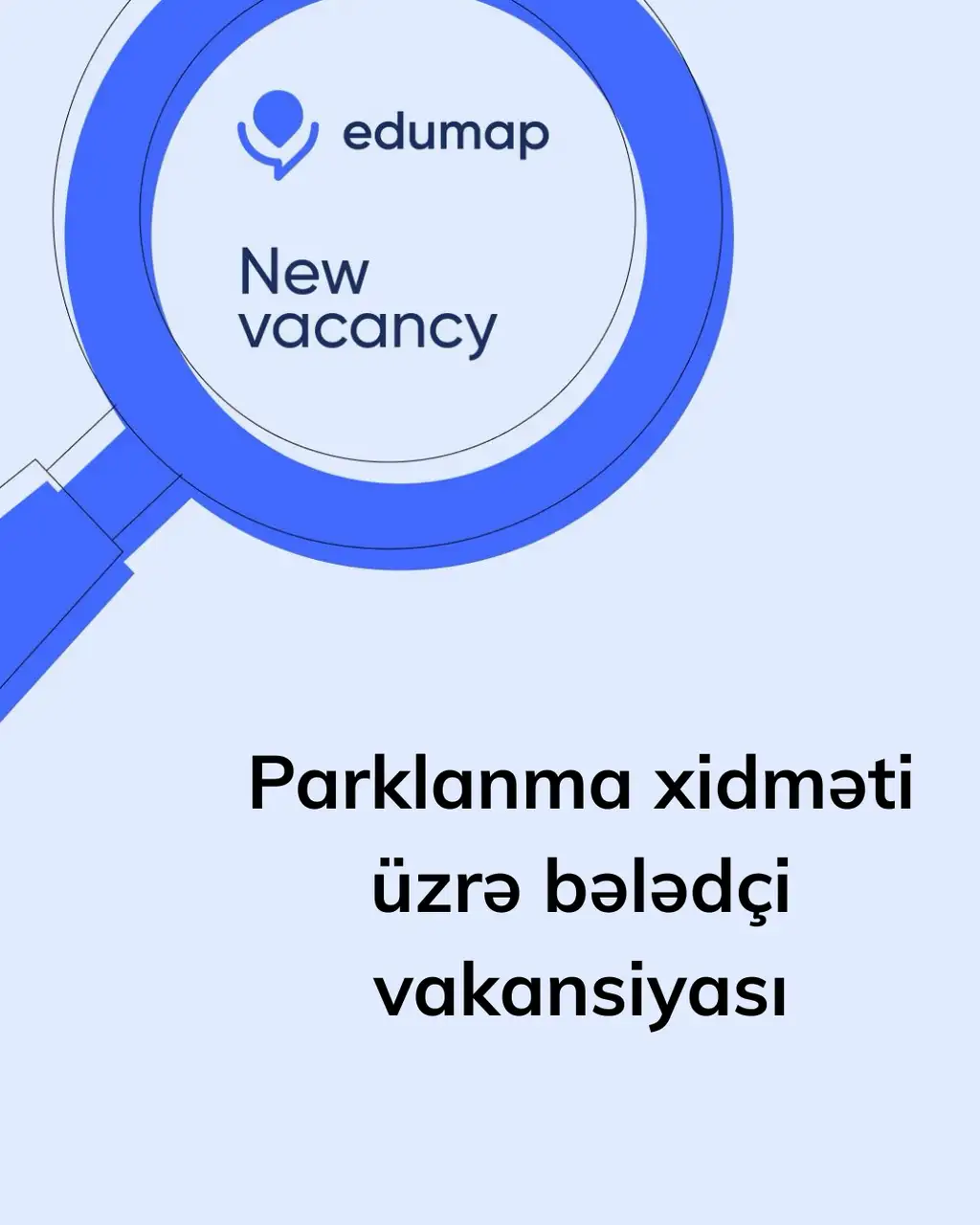 Parklanma xidməti üzrə bələdçi vakansiyası