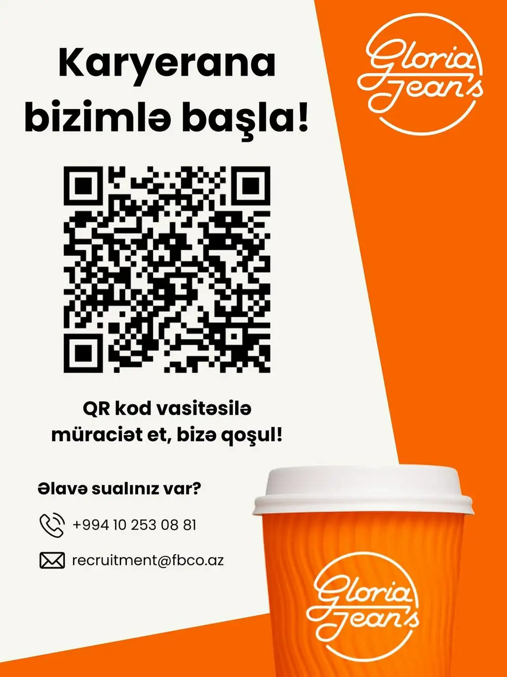 Gloria Jean’s ailəsinə qoşulmaq üçün fürsəti qaçırma!