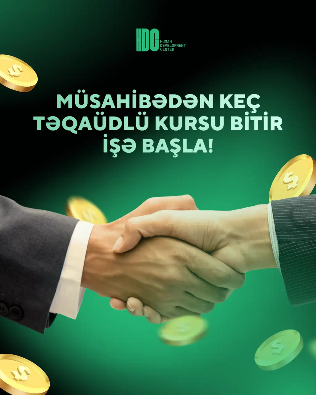  100% təqaüdlü Peşəkar Satış Təlimi proqramı