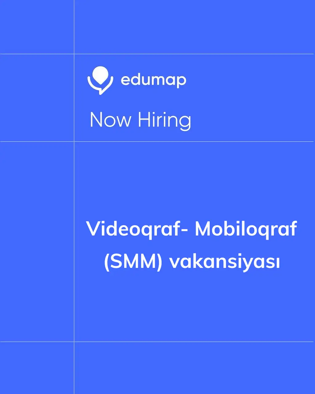 Videoqraf- Mobiloqraf (SMM) vakansiyası