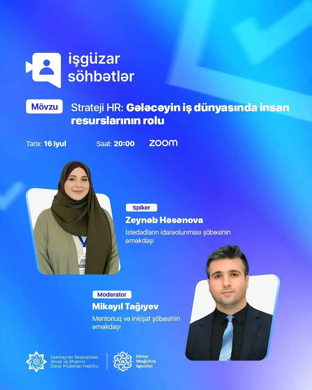 “Strateji HR: Gələcəyin iş dünyasında insan resurslarının rolu” mövzusunda ödənişsiz vebinar keçiriləcək