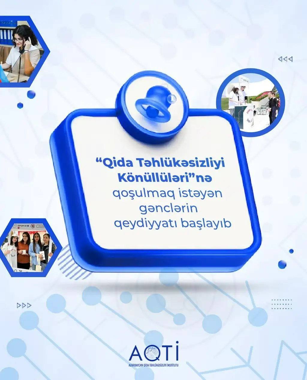 “Qida Təhlükəsizliyi Könüllüləri”nə qoşulmaq istəyən gənclərin qeydiyyatı başlayıb