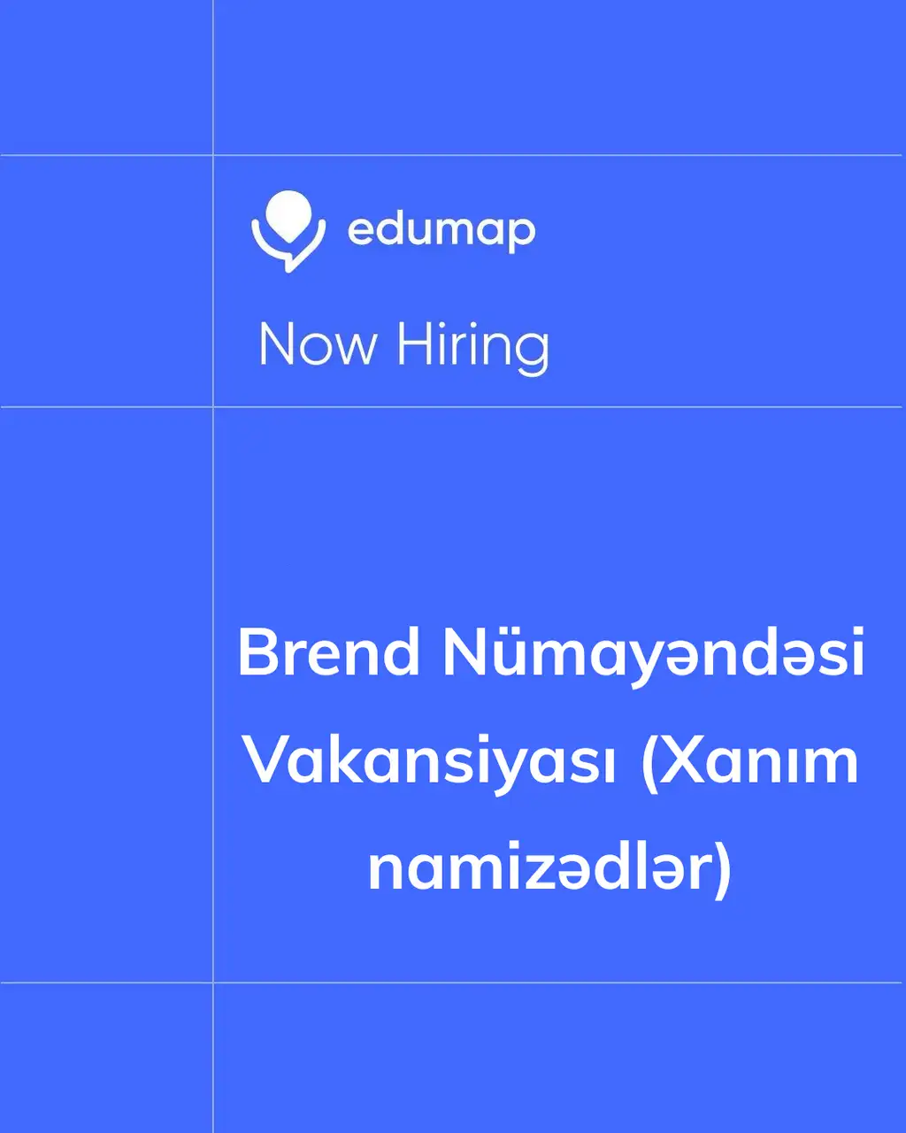 Brend Nümayəndəsi vakansiyası