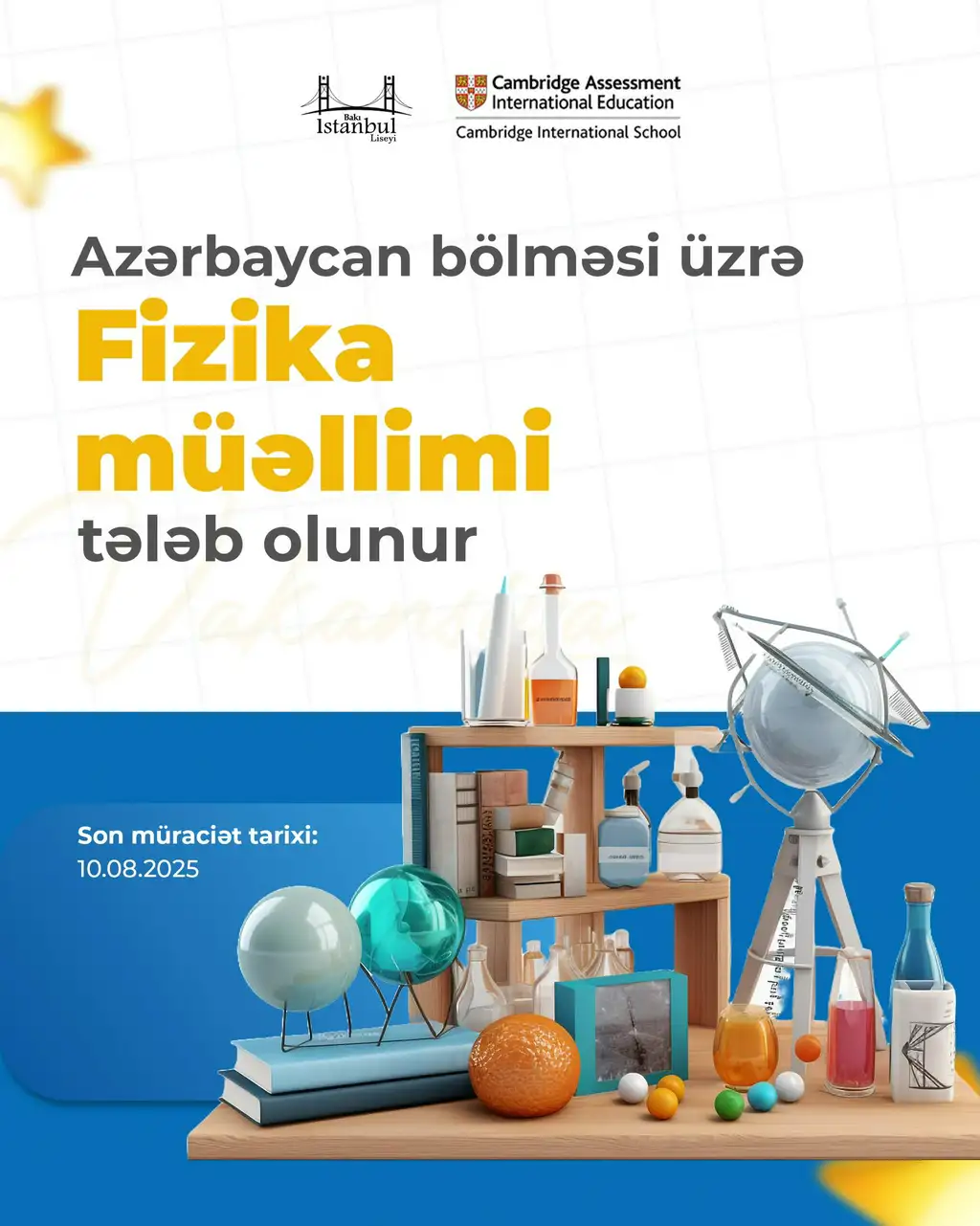 Fizika Müəllimi vakansiyası