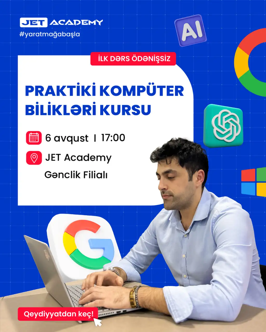 Praktiki Kompüter Bilikləri – İlk Dərs Ödənişsiz! 