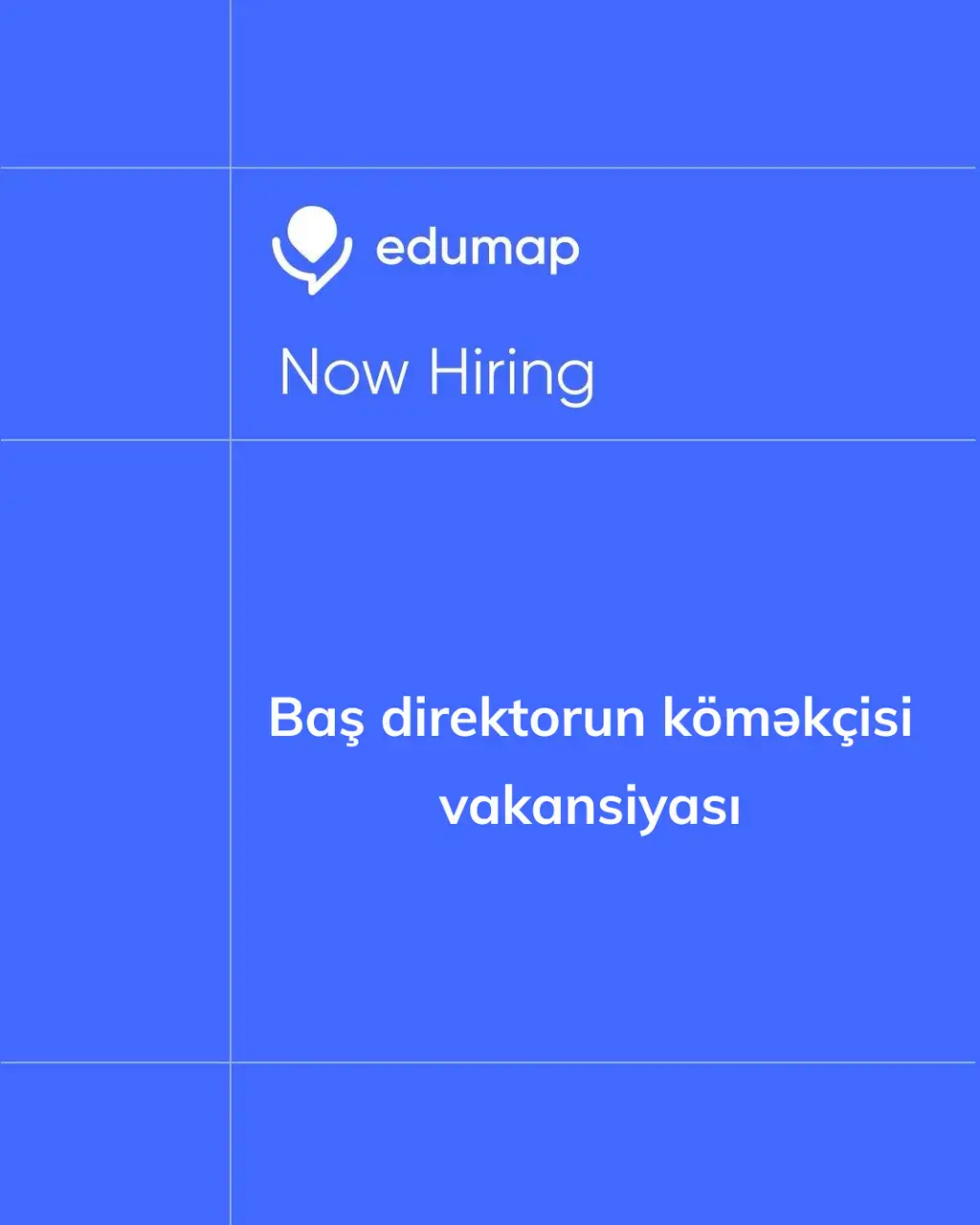 Baş direktorun köməkçisi vakansiyası