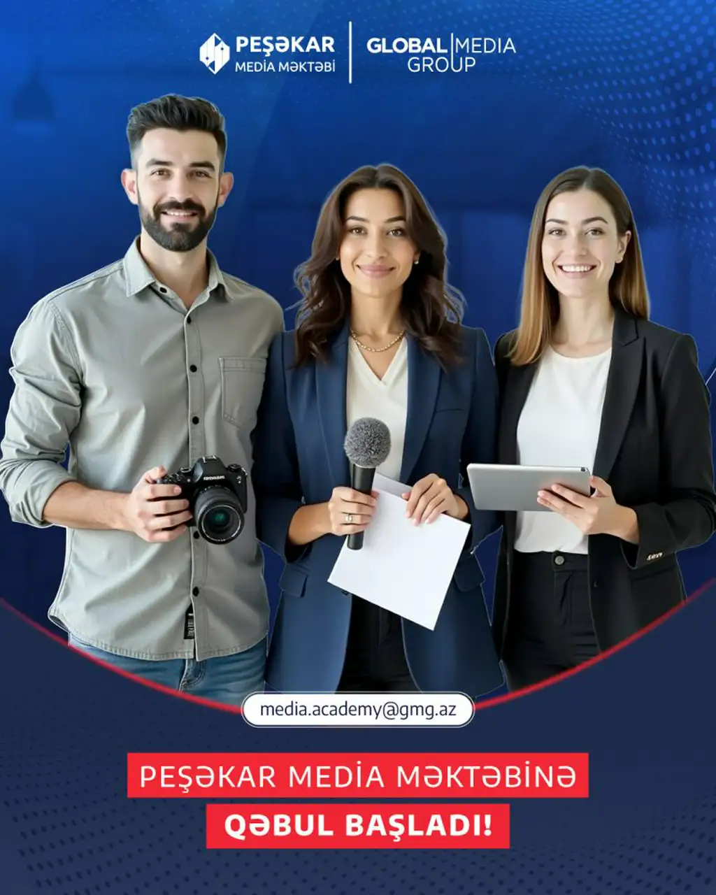 Peşəkar Media Məktəbinə qəbul başladı (ÖDƏNİŞSİZ)